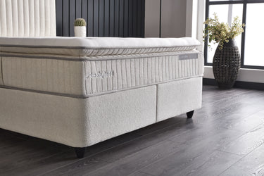 Opbergboxspring Bridabedd Beige – 180x200 cm - afbeelding 7