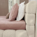 Platformbed Adore Ruby Bouclé Beige – 160x200 cm – Zonder Matras - afbeelding 4