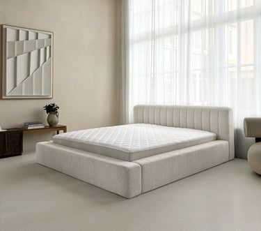 Platformbed Adore Edira Beige – 140x200 cm – Zonder Matras - afbeelding 5