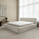 Platformbed Adore Edira Beige – 140x200 cm – Incl. Matras - afbeelding 5