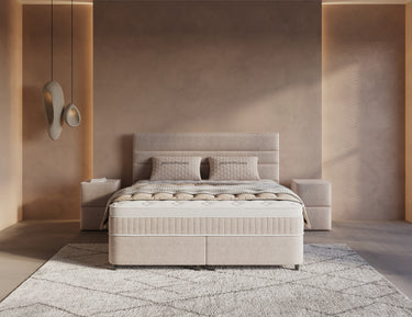 Opbergboxspring Horizon Zandbeige – 160x200 cm - afbeelding 3