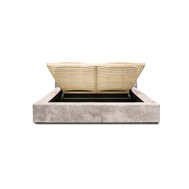 Platformbed Adore Houston Grijs – 160x200 cm – Zonder Matras - afbeelding 10