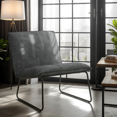 Fauteuil James - Velvet Antraciet