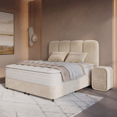 Opbergboxspring Pearl Beige – 180x200 cm - afbeelding 10