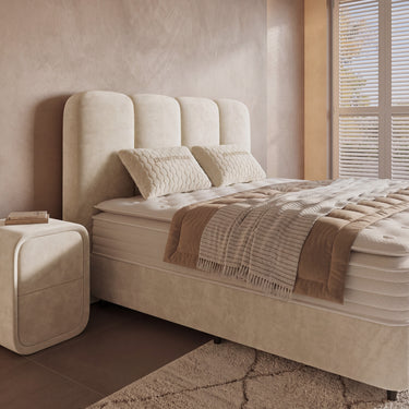 Opbergboxspring Pearl Beige – 180x200 cm - afbeelding 8