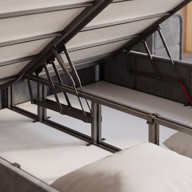 Opbergboxspring Pearl Antraciet – 160x200 cm - afbeelding 3