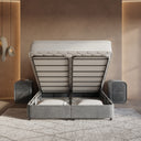 Opbergboxspring Pearl Antraciet – 180x200 cm - afbeelding 8