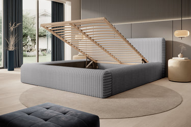Platformbed Adore Vana Grijs – 160x200 cm – Incl. Matras - afbeelding 3