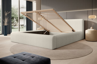 Platformbed Adore Vana Beige – 180x200 cm – Incl. Matras - afbeelding 2