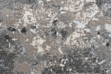 Vloerkleed Ace 9233 grijs middelhoogpolig – detailfoto van pool en structuur