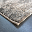 Vloerkleed Ace 9233 grijs middelhoogpolig – detailfoto van pool en structuur