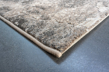 Vloerkleed Ace 9233 grijs middelhoogpolig – detailfoto van pool en structuur