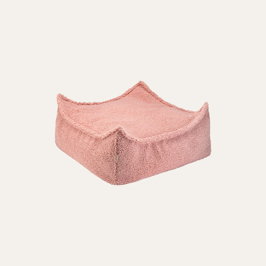 Dezelfde poef, maar vierkant