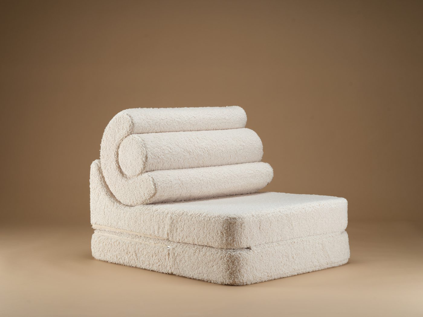 wigiwama flipster uitklapstoel 3-in-1 cream white — stoel