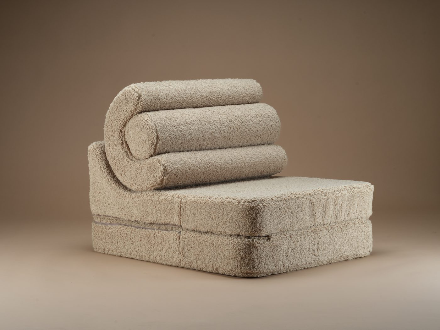 wigiwama flipster uitklapstoel 3-in-1 biscuit — rugleuning omhoog