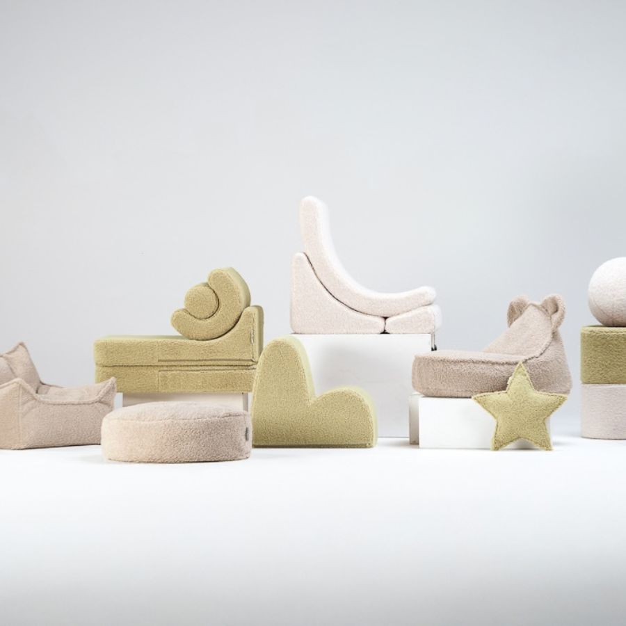 Wigiwama teddy collectie: poefs, kussens en zitzakken