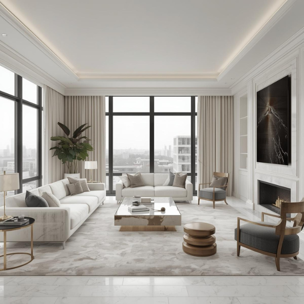 Modern klassiek interieur: tijdloze luxe met een rustige basis