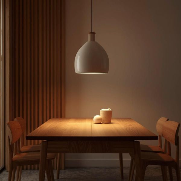 Welke lamp boven de eettafel? Hoogte, maat en lichtkleur
