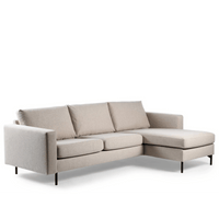 3-zits hoekbank L+R - Chloe Beige - Mooier Thuis
