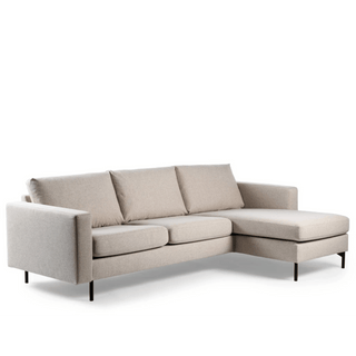 3-Sitzer-Ecksofa L+R - Chloe Beige