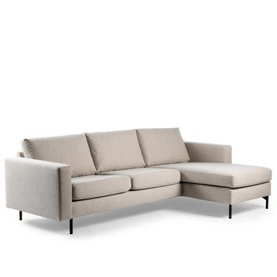 3-Sitzer-Ecksofa L+R - Chloe Beige