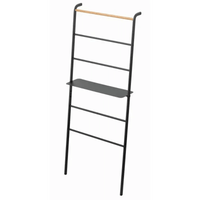 Yamazaki Decoratieve ladderrek breed - Zwart - Mooier Thuis