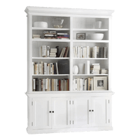 Halifax Boekenkast met onderkast 165 cm | Wit - Mooier Thuis
