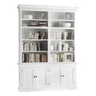 Halifax Boekenkast met onderkast 165 cm - wit - Mooier Thuis
