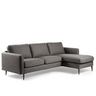 3-zits hoekbank L+R - Woven Taupe - 248 cm breed - Mooier Thuis