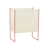 String tijdschriftenhouder rood/wit tijdschriftenrek - wit en rood - Mooier Thuis