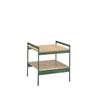 Jaunty bijzettafel groen/naturel - 43 cm breed - Mooier Thuis