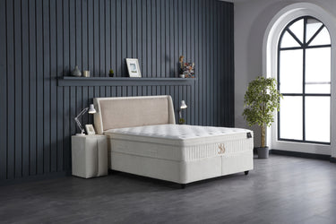 Opbergboxspring Adenbedd Beige – 160x200 cm - afbeelding 5