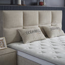 Opbergboxspring Oceanbedd Beige – 140x200 cm - afbeelding 4