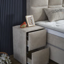 Opbergboxspring Oceanbedd Beige – 140x200 cm - afbeelding 6