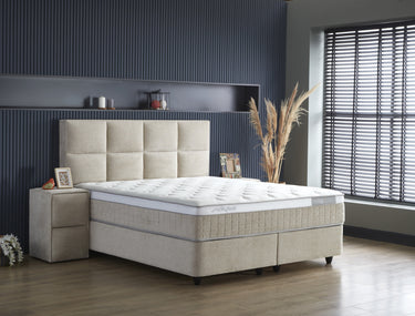 Opbergboxspring Oceanbedd Beige – 160x200 cm - afbeelding 8