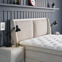 Opbergboxspring Twinbedd Beige – 140x200 cm - afbeelding 5