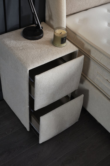 Opbergboxspring Twinbedd Beige – 140x200 cm - afbeelding 6
