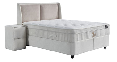 Opbergboxspring Twinbedd Beige – 180x200 cm - afbeelding 10