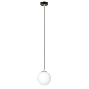 ROYAL 1-lichts hanglamp – Wit/zwart