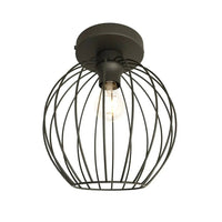 NEST 1-lichts plafondlamp - Zwart frame - Mooier Thuis
