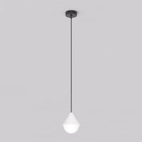 Giro hanglamp wit glas 1-lichts