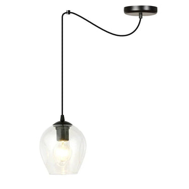 LEVEL 1-lichts hanglamp - Helder glas