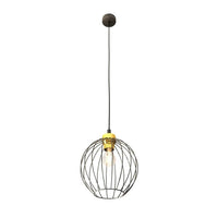 NANDO 1-lichts hanglamp - Zwart met goud - Mooier Thuis