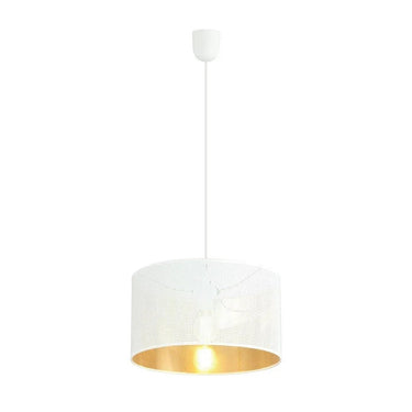 ASTON 1-lichts hanglamp - Wit goud