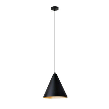 REBEL 1-lichts hanglamp - Zwart goud