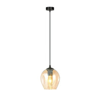 ISTAR 1-lichts hanglamp - Amber glas - Mooier Thuis