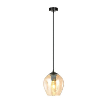 ISTAR 1-lichts hanglamp - Amber glas