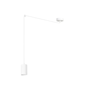 TRAKER 1-lichts railspot hanglamp - Wit