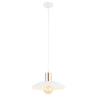 SPIRIT 1-lichts hanglamp - Wit met gouden accent - Mooier Thuis