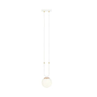 GLAM 1-lichts hanglamp - Wit glas - Mooier Thuis